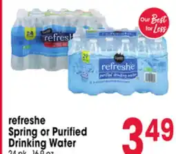 Jewel-Osco refreshe Spring or Purified Drinking Water offer