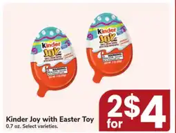 Jewel-Osco Kinder Joy with Easter Toy offer