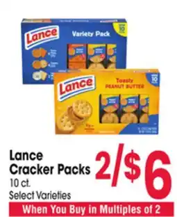 Jewel-Osco Lance Cracker Packs offer