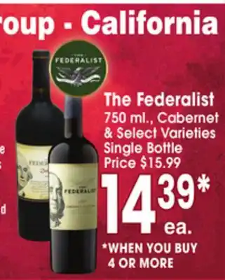 Jewel-Osco The Federalist offer