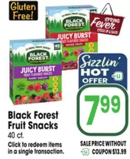 Jewel-Osco Black Forest Fruit Snacks offer