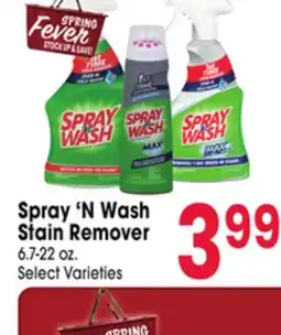 Jewel-Osco Spray 'N Wash Stain Remover offer