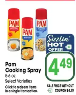 Jewel-Osco Pam Cooking Spray offer