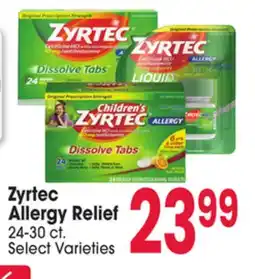 Jewel-Osco Zyrtec Allergy Relief offer