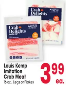 Jewel-Osco Louis Kemp Imitation Crab Meat offer