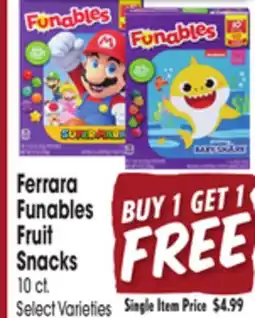 Jewel-Osco Ferrara Funables Fruit Snacks offer