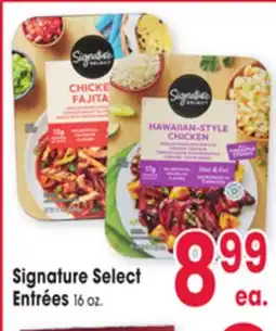 Jewel-Osco Signature Select Entrées offer