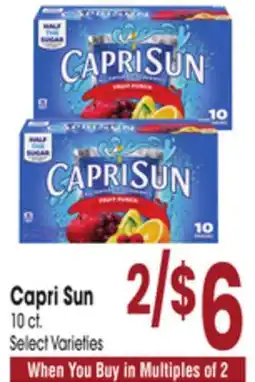 Jewel-Osco Capri Sun offer