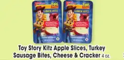 Jewel-Osco Toy Story Kitz Apple Slices, Turkey Sausage Bites, Cheese & Cracker offer