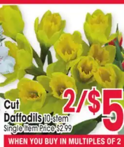 Jewel-Osco Cut Daffodils offer