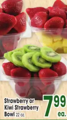 Jewel-Osco Strawberry or Kiwi Strawberry Bowl offer