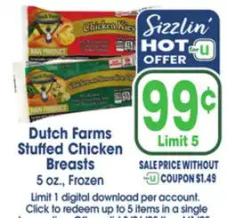 Jewel-Osco Dutch Farms Stuffed Chicken Stuffed Chicken offer