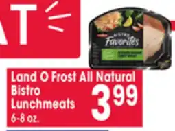 Jewel-Osco Land O Frost All Natural Bistro Lunchmeats offer