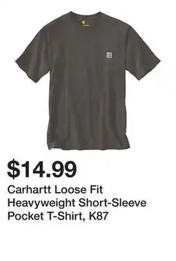 Tractor Supply Company Carhartt Loose Fit Heavyweight Short-Sleeve Pocket T-Shirt, K87 offer