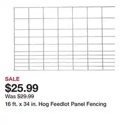 Tractor Supply Company 16 ft. x 34 in. Hog Feedlot Panel Fencing offer