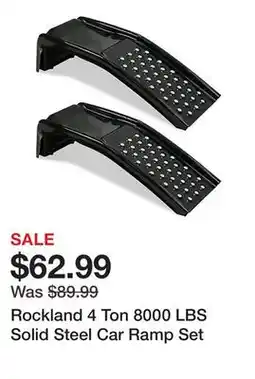 Tractor Supply Company Rockland 4 Ton 8000 LBS Solid Steel Car Ramp Set offer