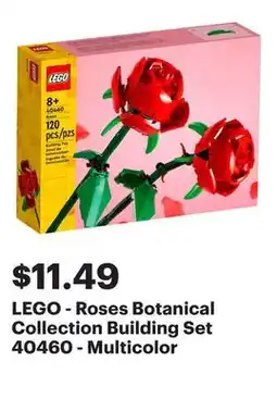 Best Buy LEGO - Roses Botanical Collection Building Set 40460 - Multicolor offer