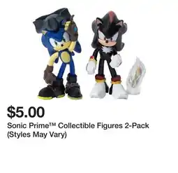 Five Below Sonic Prime Collectible Figures 2-Pack (Styles May Vary) offer