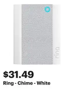 Best Buy Ring - Chime - White offer