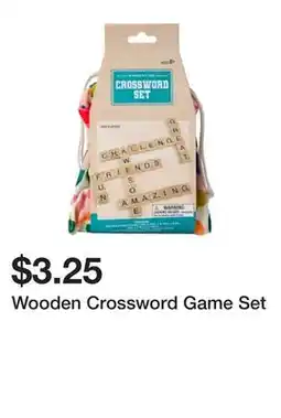 Five Below Wooden Crossword Game Set offer