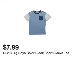 Marshalls LEVIS Big Boys Color Block Short Sleeve Tee offer