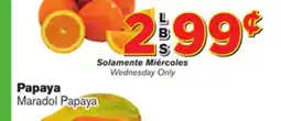 El Super Fresh Maradol Papaya offer
