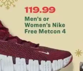 Academy Men's Or Women's Nike Free Metcon 4 offer