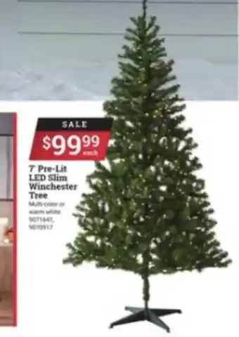 Ace Hardware Pre-lit Led Slim Winchester Tree offer