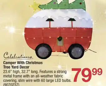 Ace Hardware Camper With Christmas Tree Yard Decor offer