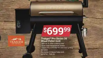 Ace Hardware Traeger Pro Series Wood Pellet Grill offer