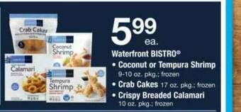 ACME Waterfront Bistro Coconut Or Tempura Shrimp Crab Cakes Crispy Breaded Calamari offer