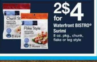 ACME Waterfront Bistro Surimi offer