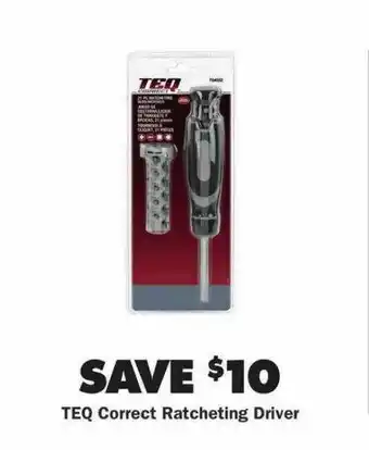 Advance Auto Parts Teq Correct Ratcheting Driver offer