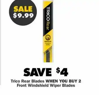 Advance Auto Parts Trico Rear Blades, Front Windshield Wiper Blades offer