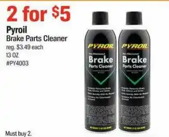 Pyroil Brake Parts Cleaner