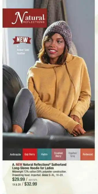 Bass Pro Natural Reflections Sutherland Long-sleeve Hoodie For Ladies offer