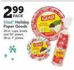 Glad Holiday Paper Goods