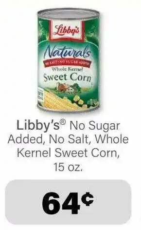 Commissary Libby's Whole Kernel Sweet Corn offer