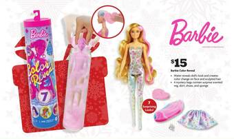 Family Dollar Barbie Color Reveal offer