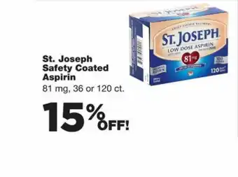 St. Joseph Safety Coated Aspirin