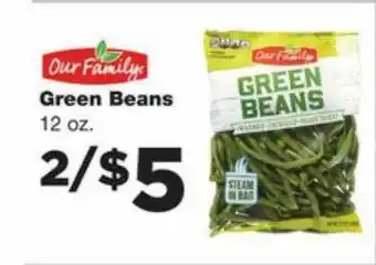 Family Fresh Market Green Beans Our Family offer