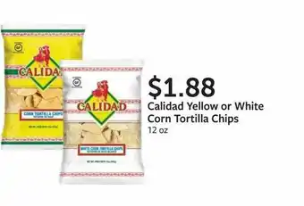 Fareway Calidad Yellow Or White Corn Tortilla Chips offer