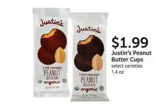 Fareway Justin's Peanut Butter Cups offer