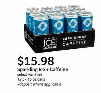 Fareway Sparkling Ice + Caffeine offer