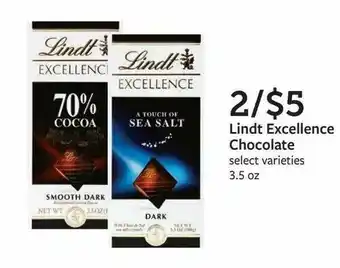 Fareway Lindt Excellence Chocolate offer