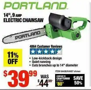 Harbor Freight Tools Portland 14 offer