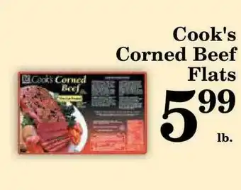Harvest Foods Cook's Corned Beef Flats offer