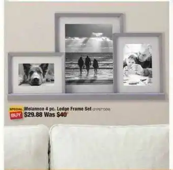 The Home Depot Melannco 4 Pc. Ledge Frame Set offer