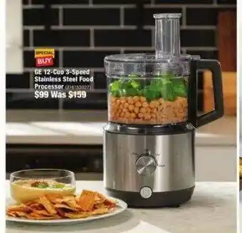The Home Depot Ge 12-cuo 3-speed Stainless Steel Food Processor offer