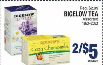 Kinney Drugs Bigelow Tea offer